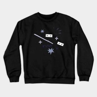 Two Ninjas in the Dark Crewneck Sweatshirt